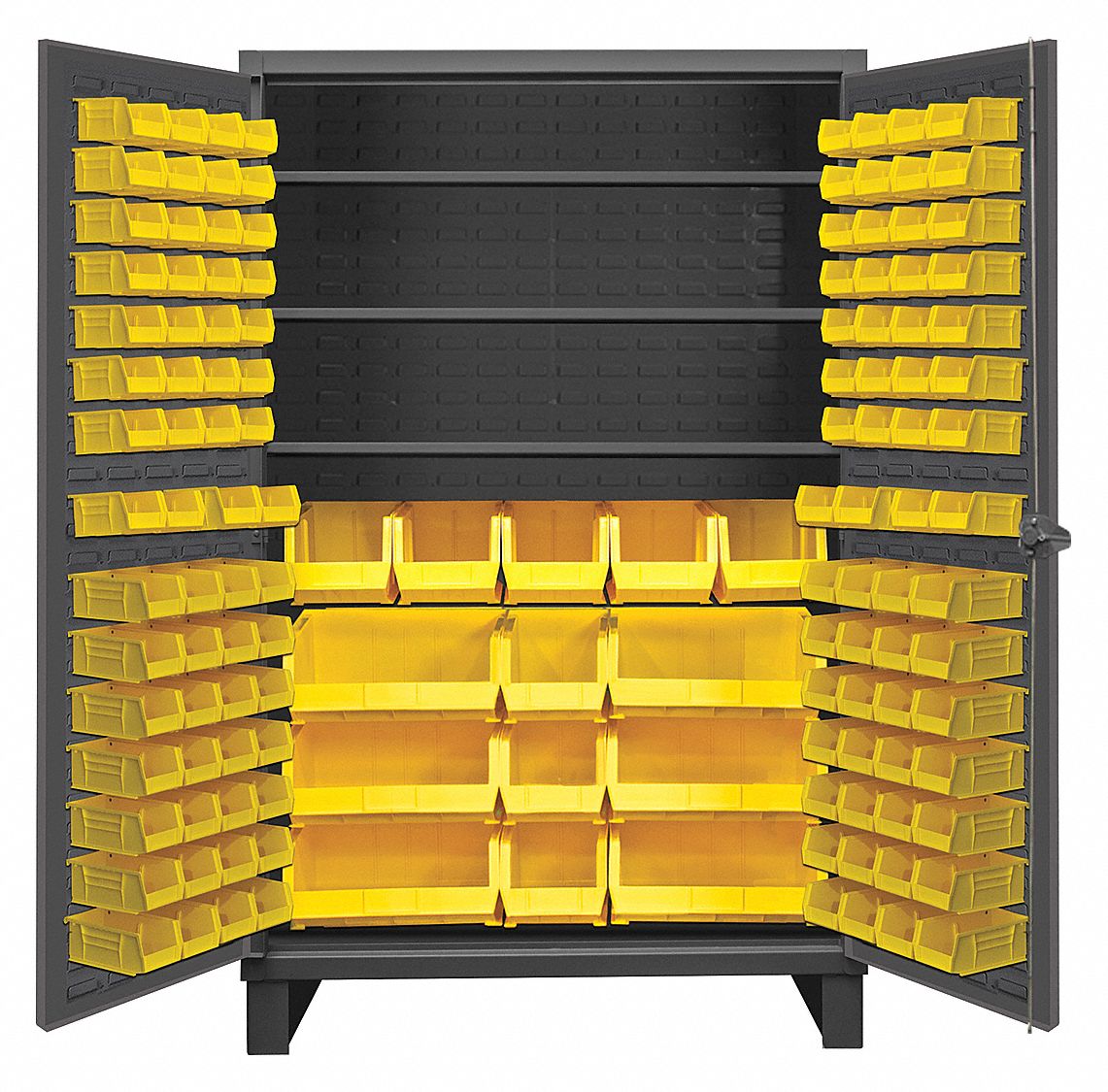 Durham Mfg Bin Cabinet Total Number Of Bins 134 33ve30 Hdc48