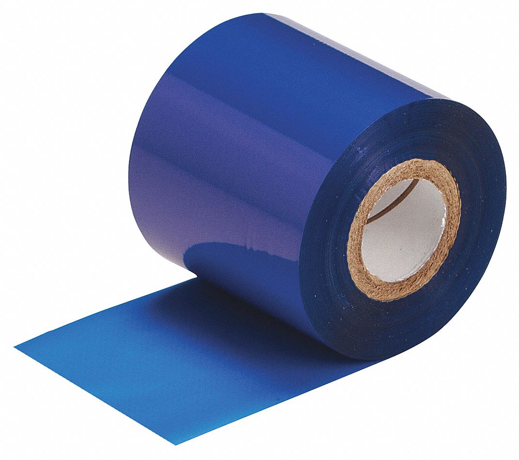 2 3/8 in x 984 ft, Blue, Label Printer Ribbon - 33VG32|R4400-BL - Grainger