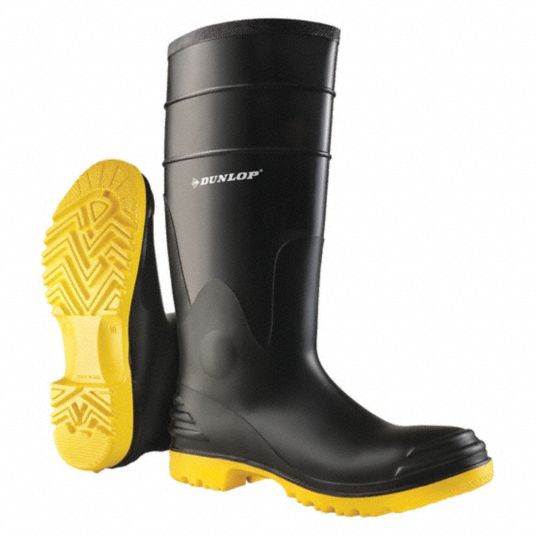 DUNLOP Rubber Boot: Defined Heel/Oil-Resistant Sole/Puncture-Resistant ...