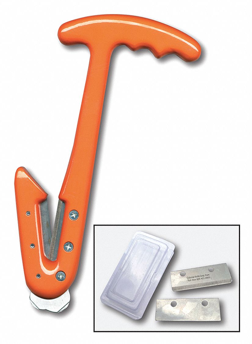 RESCUE TOOL,ORANGE,ALUMINUM,SS BLADES