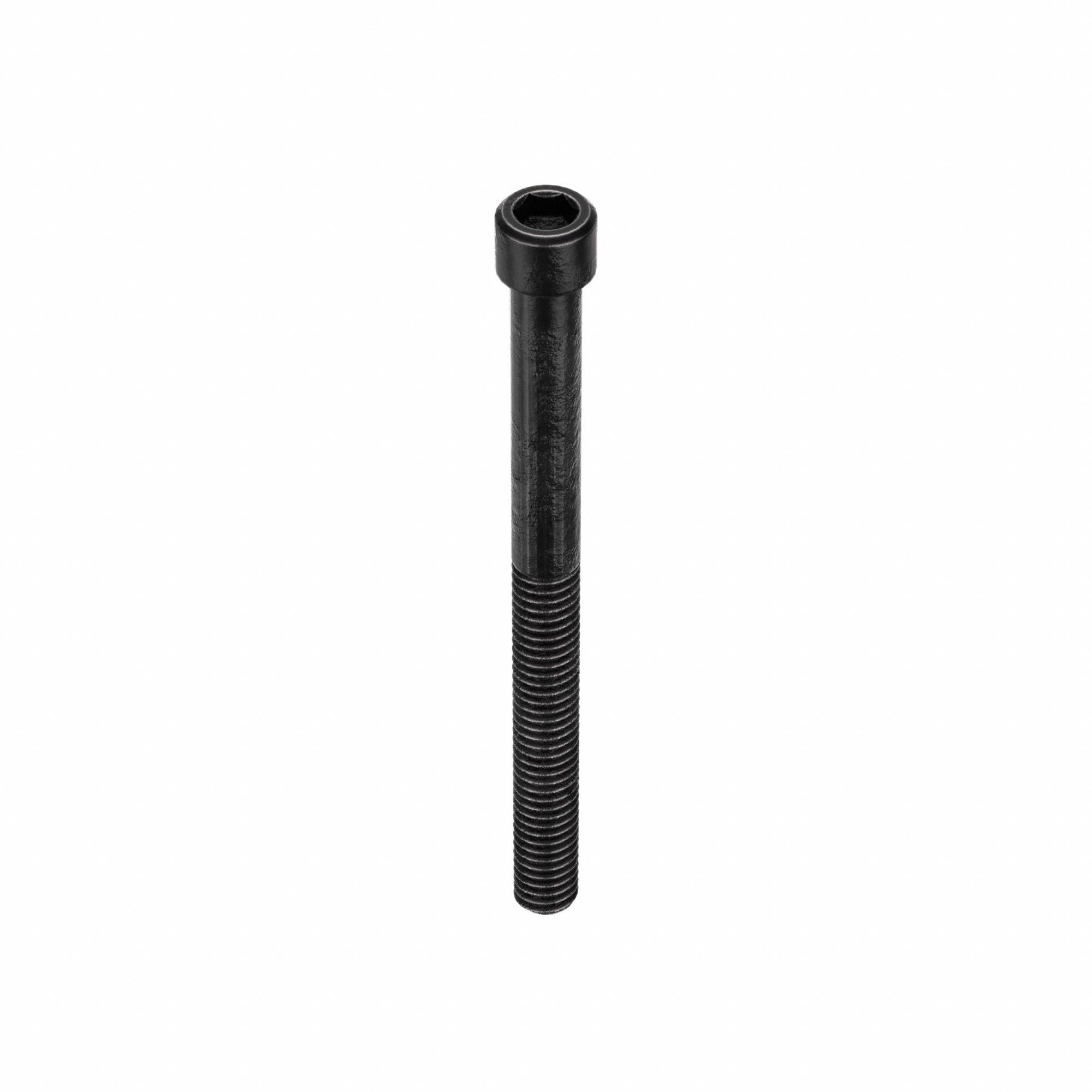 Socket Head Cap Screw: 5/16"-18 Thread Size, 3 3/4 in Lg, Std, Black Oxide, Alloy Steel, 50 PK