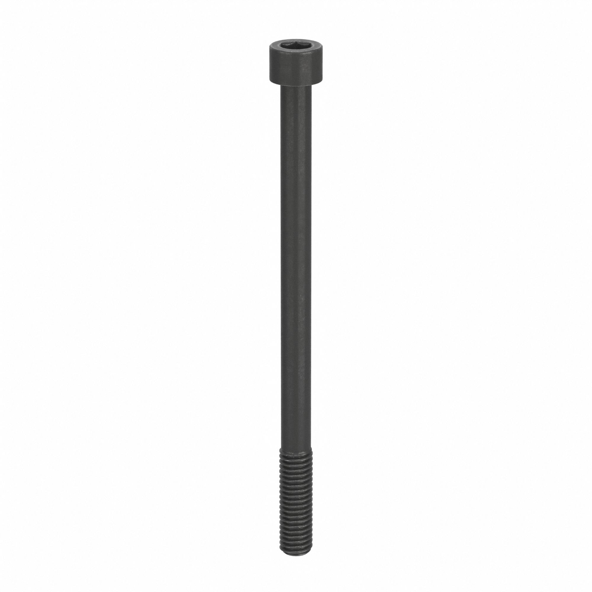 Socket Head Cap Screw: 3/8"-16 Thread Size, 5 1/2 in Lg, Std, Black Oxide, Alloy Steel, 50 PK