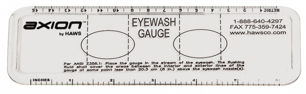 Plastic Eyewash Gauges