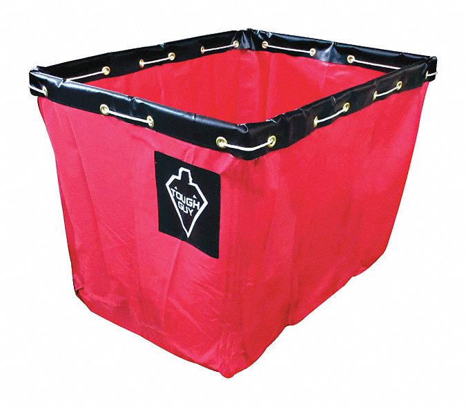 REPLACEMENT LINER, 33W322, 48 IN X 32 IN X 30 IN, RED, 24.9 CU FT CAPACITY