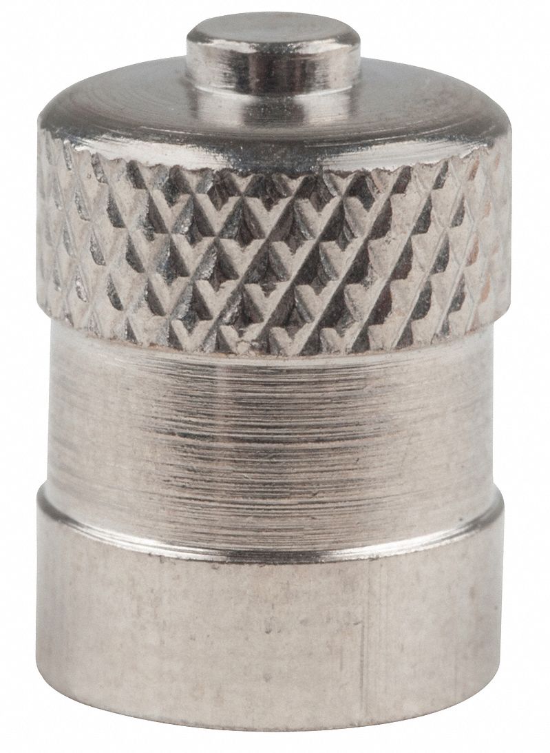 HALTEC Metal Dome Valve Cap, PK100 33W499A100VC3 Grainger