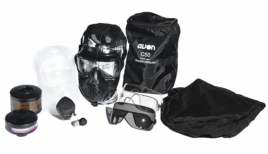 Mask Kit,Twin Port,Rubber,PU Lens,L