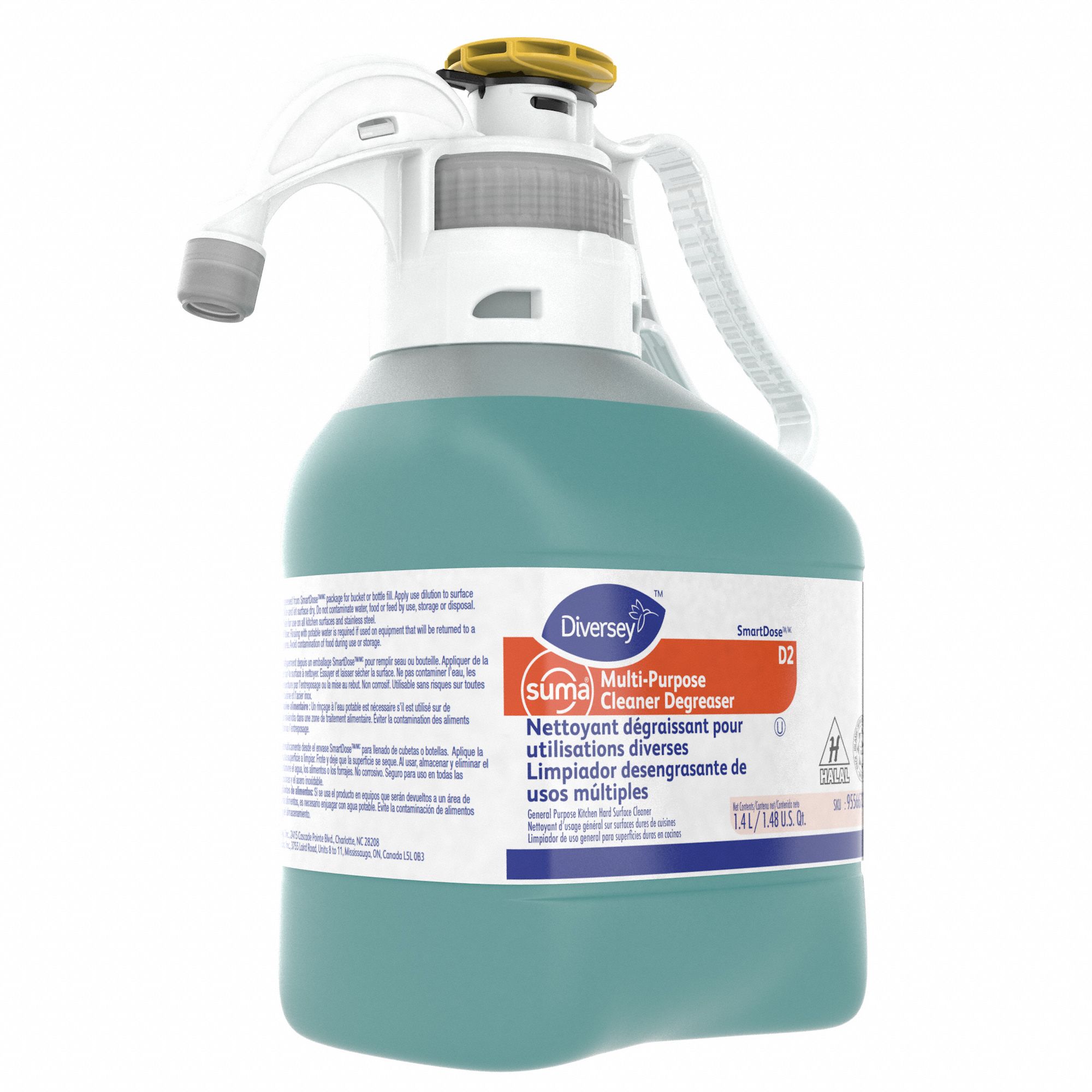 DIVERSEY MultiPurpose Cleaner and Degreaser Portion Measuring Bottle