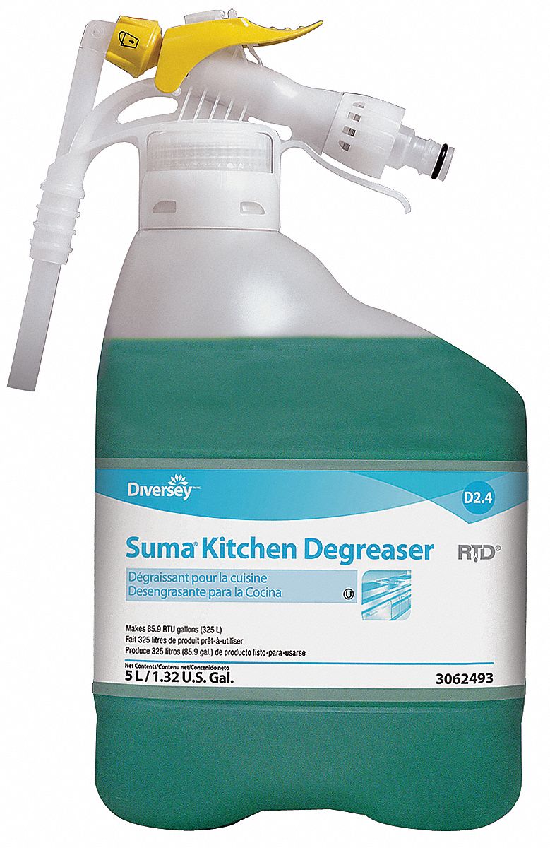 DIVERSEY Degreaser For Use With No Series Chemical Dispenser, 1 EA