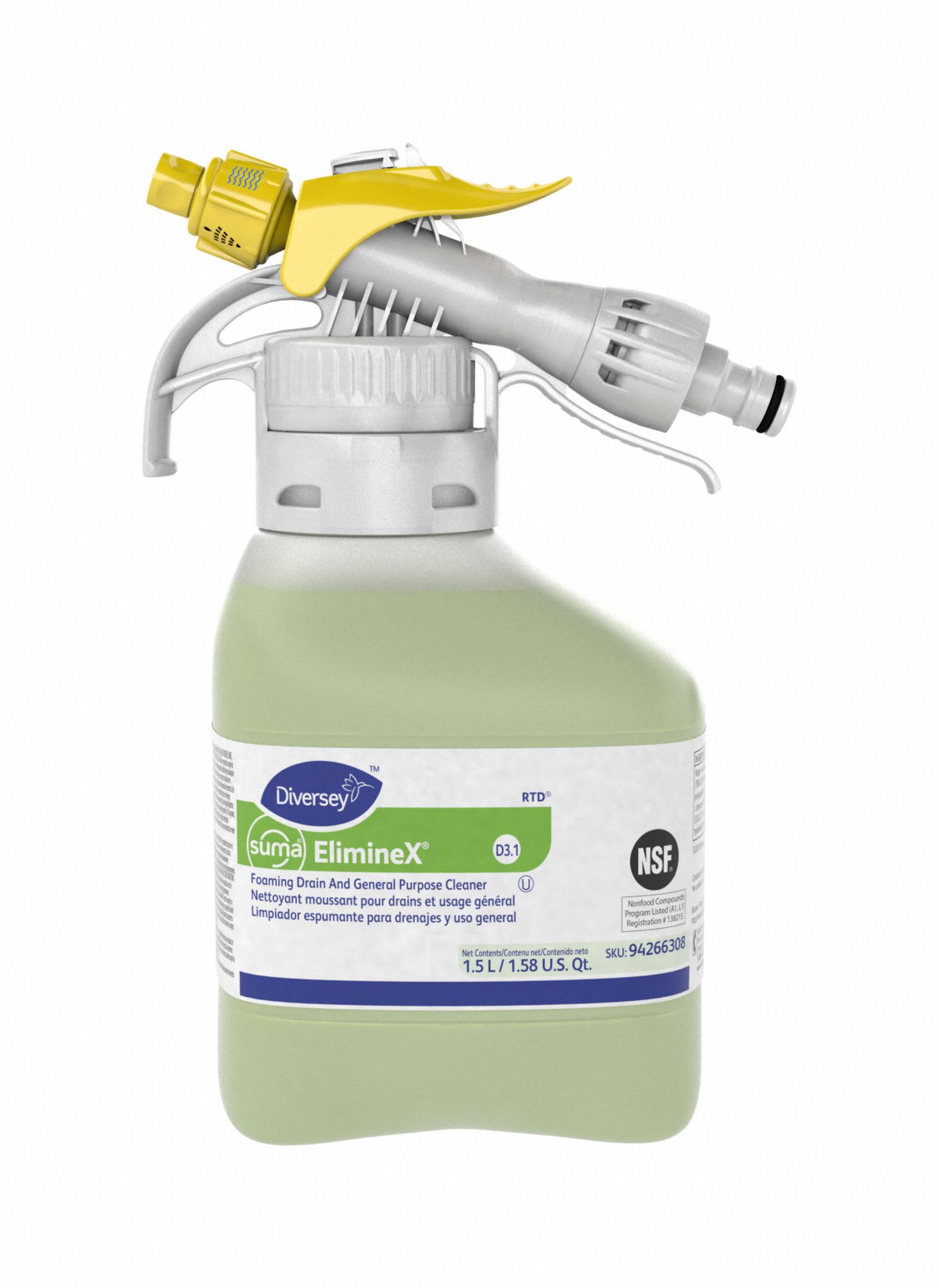 DIVERSEY, Suma, D3.1, Foaming Drain Maintainer Concentrate 33X334