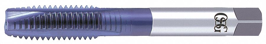 Spiral Point Tap: 7/8"-14 Thread Size, 1 5/16 in Thread Lg, 4 21/32 in Overall Lg, Plug, VC-10