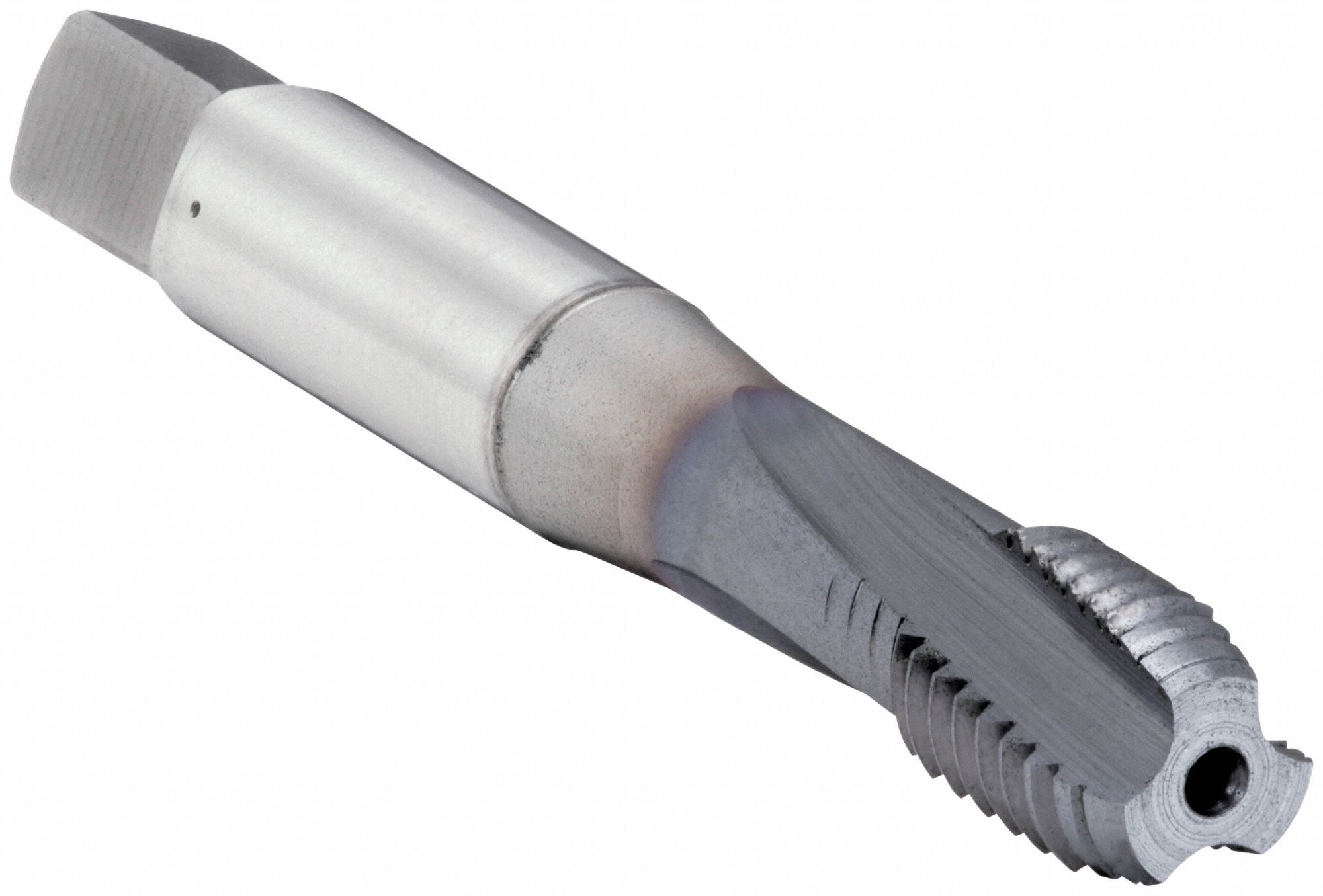 Spiral Flute Tap: M8x1.25 Thread Size, 10.00 mm Thread Lg, 69.00 mm Overall Lg, Right Hand, D5