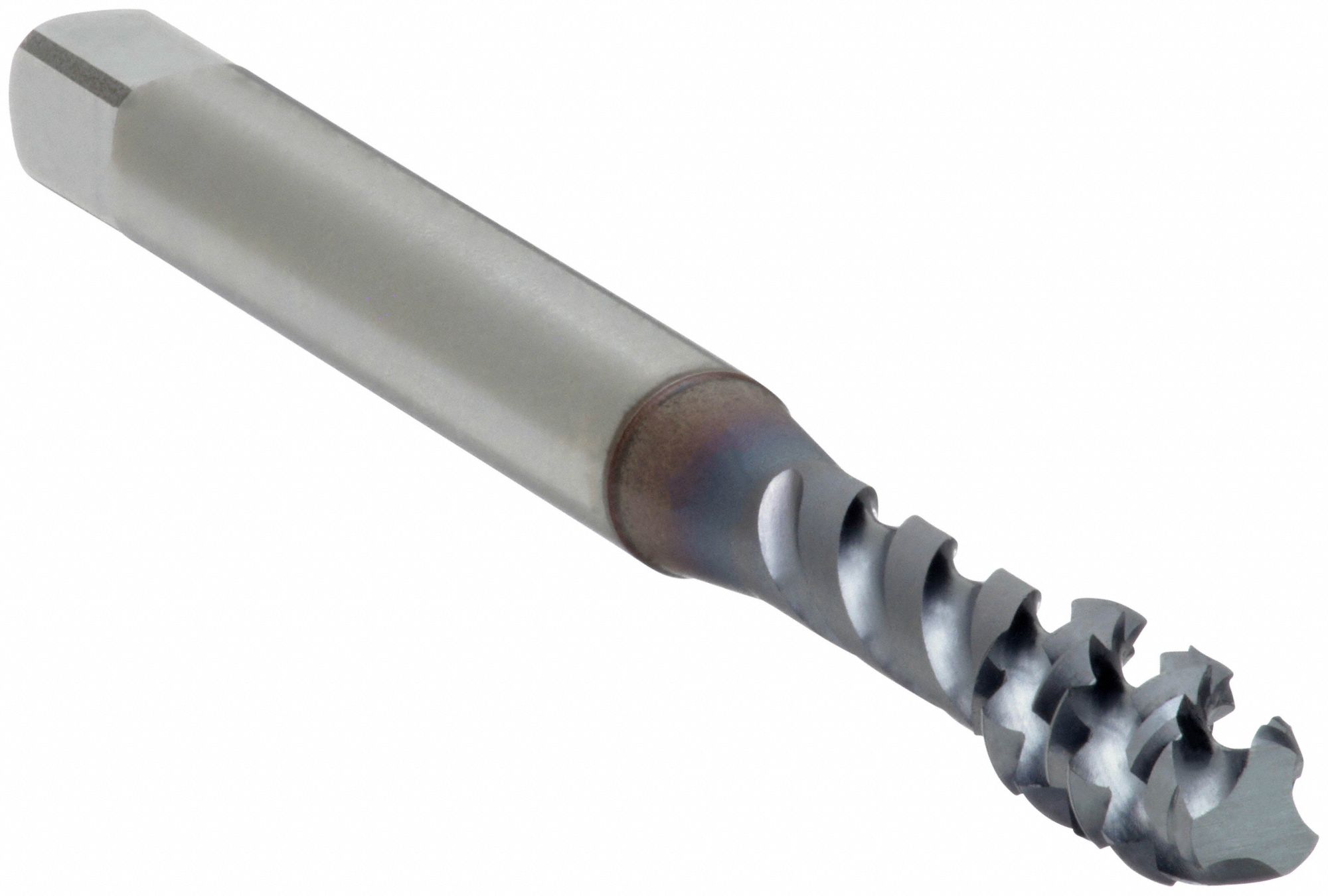 Spiral Flute Tap: #10-32 Thread Size, 5/16 in Thread Lg, 2 11/32 in Overall Lg, Right Hand, H5