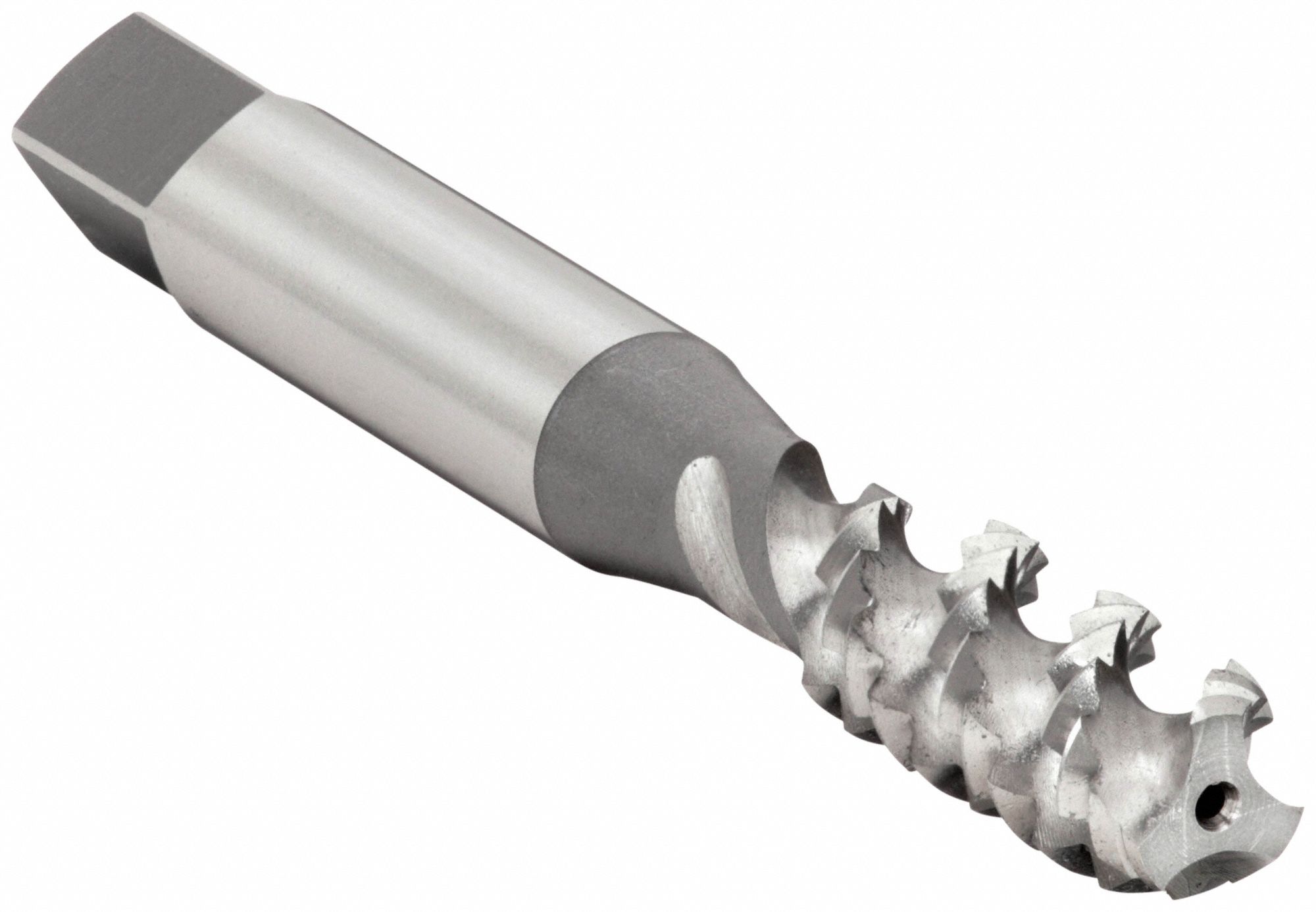 Spiral Flute Tap: 5/16"-18 Thread Size, 11/16 in Thread Lg, 2 23/32 in Overall Lg, Bottoming, H5