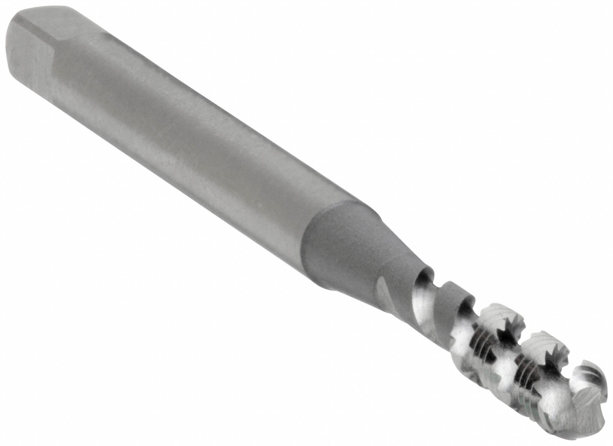 Spiral Flute Tap: M3x0.5 Thread Size, 8.00 mm Thread Lg, 49.00 mm Overall Lg, Bottoming, D3