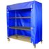 Hook-&-Loop Mildew-Resistant Coated Nylon Covers for Wire Shelf & Utility Carts