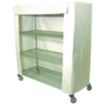 Hook-&-Loop Antimicrobial Vinyl Covers for Wire Shelf & Utility Carts