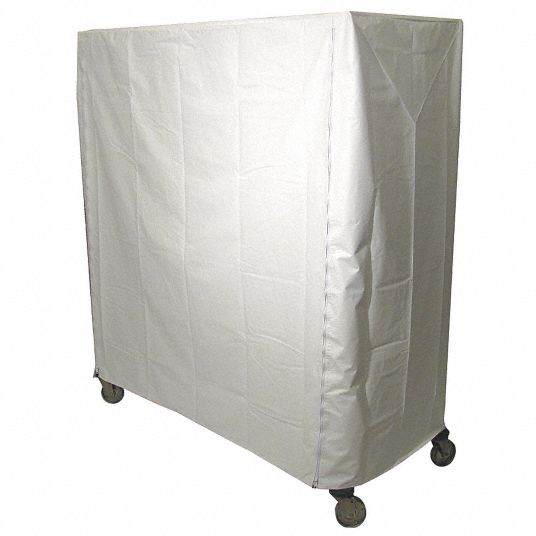 Janitor Cart w/ Lid and Zipper Bag