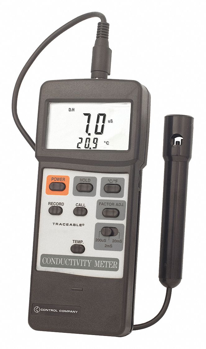 CONTROL COMPANY Conductivity Meter Model 4169 33Y5934169 Grainger