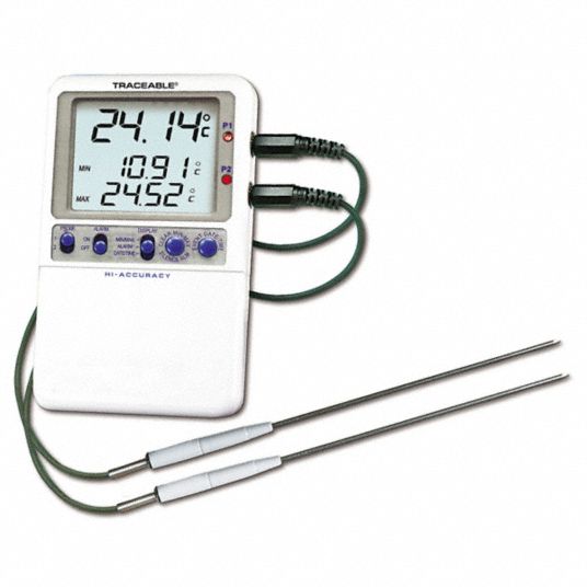 Desk & Wall-Mounted Digital Thermometers & Hygrometers - Grainger