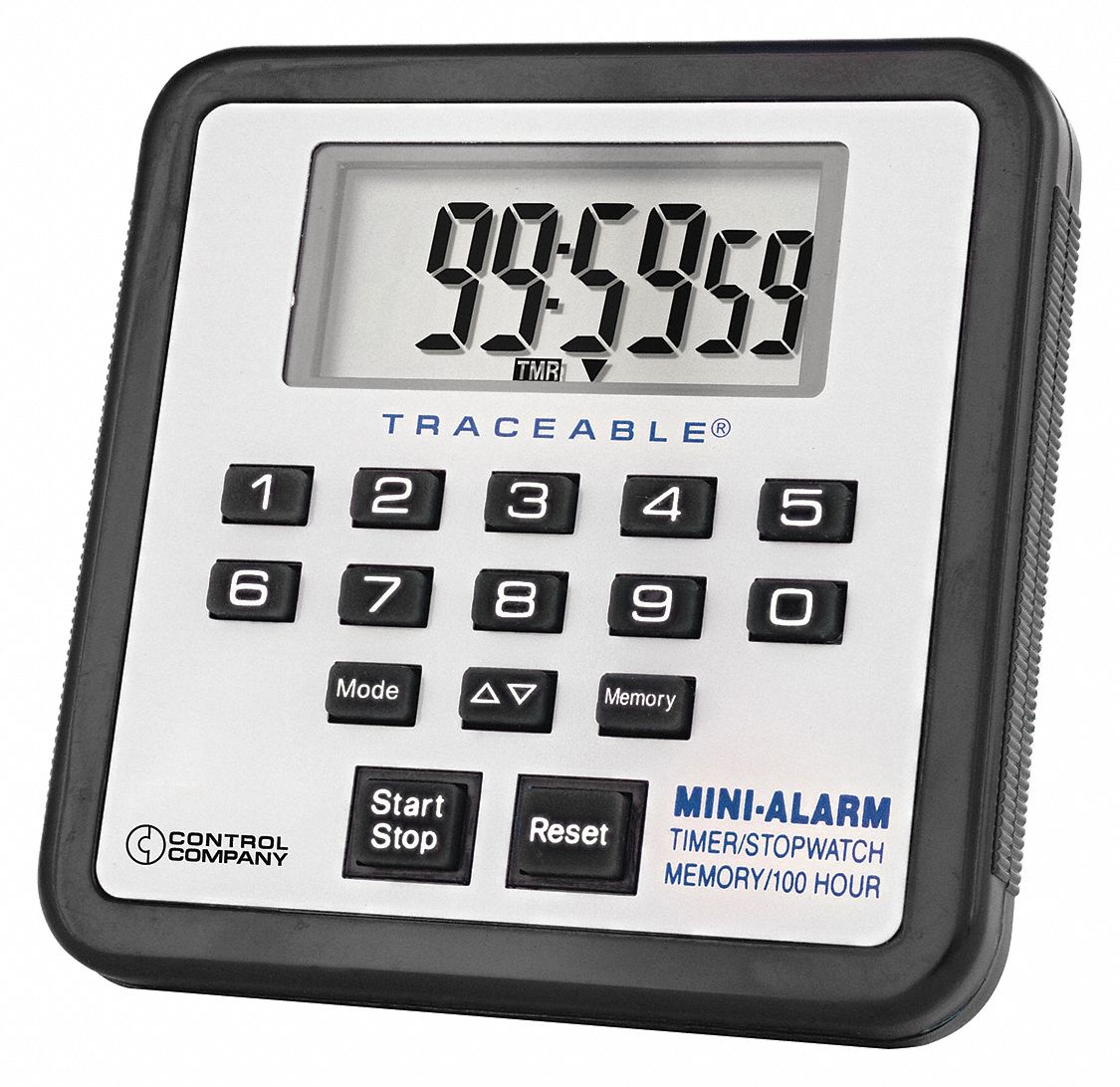 33Y706 - 100-Hour Mini-Alarm Timer/Stopwatch