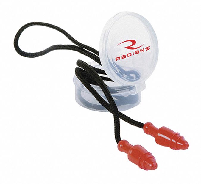 Ear Plugs, Corded, Flanged, 28dB, PK100