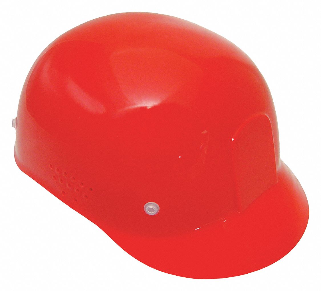 Bump Cap, Baseball, Ratchet, Red