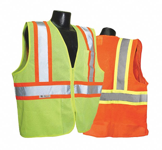 2 Tone Class Ii Safety Vests X Large Mi