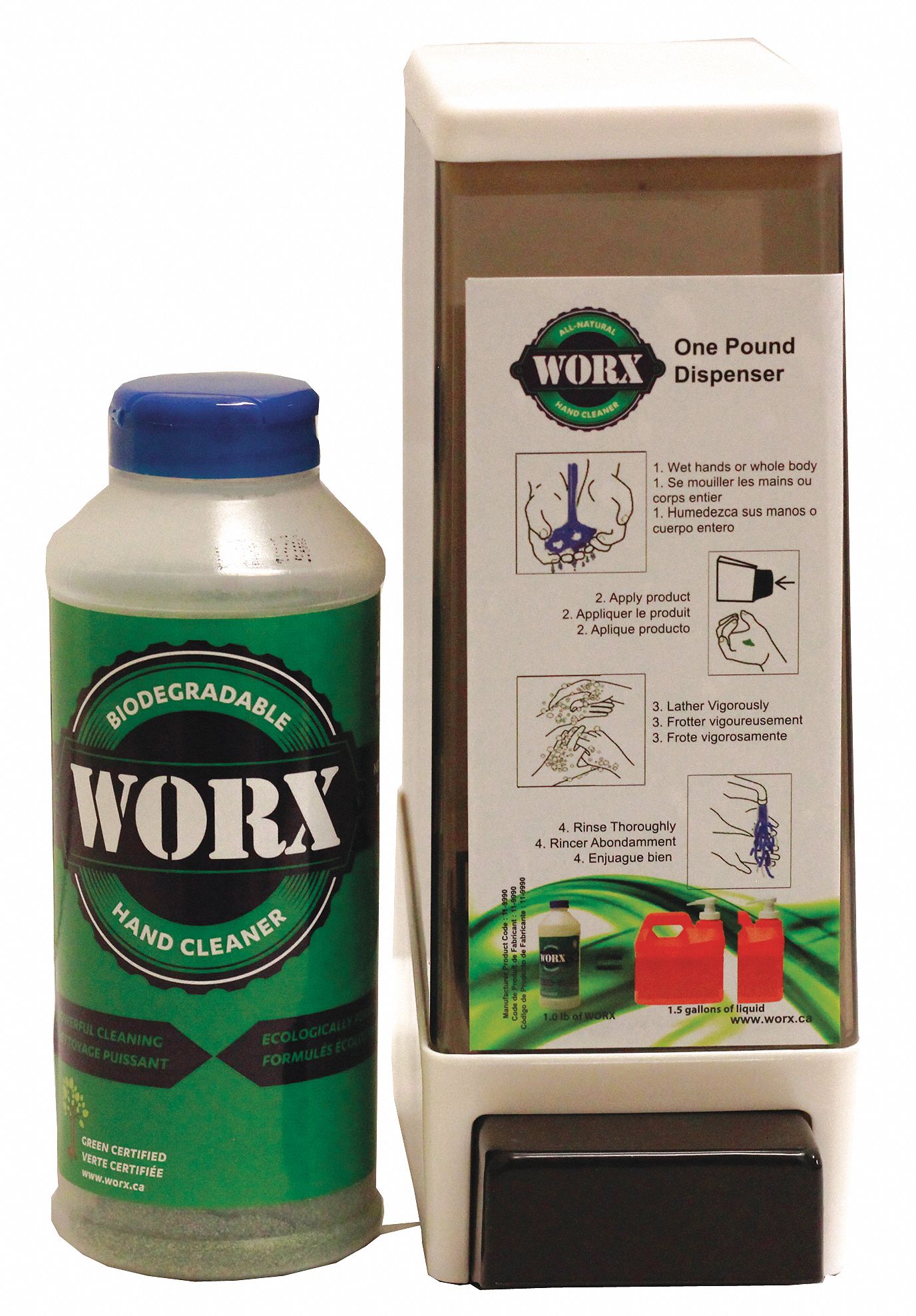 WORX BIODEGRADABLE HAND CLEANER Grainger Industrial Supply