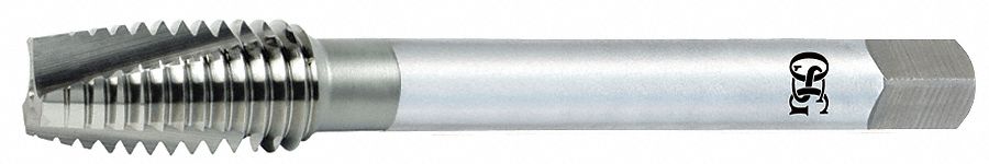 Spiral Point Tap: #10-24 Thread Size, 1/2 in Thread Lg, 2 11/32 in Overall Lg, Plug, Right Hand