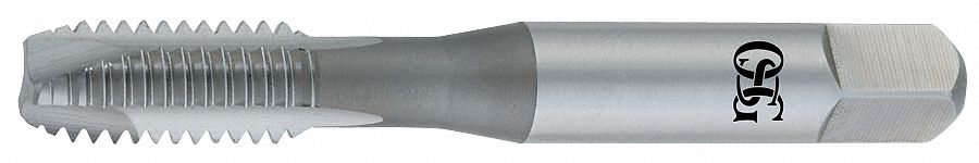 Spiral Point Tap: #10-24 Thread Size, 1/2 in Thread Lg, 2 11/32 in Overall Lg, Plug, Right Hand