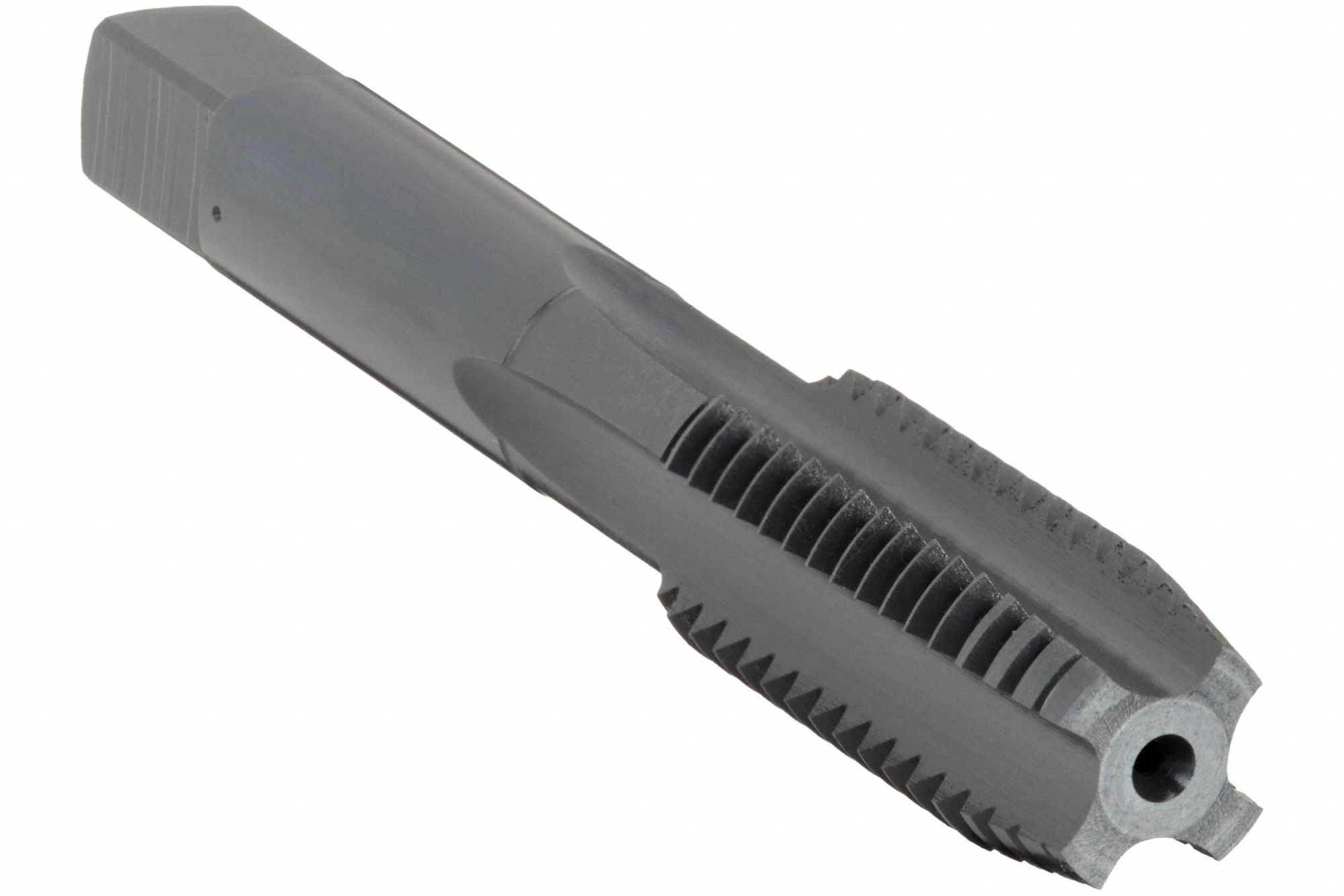 Straight Flute Tap: 1/2"-13 Thread Size, 1 1/8 in Thread Lg, 3 11/32 in Overall Lg, Plug, H3