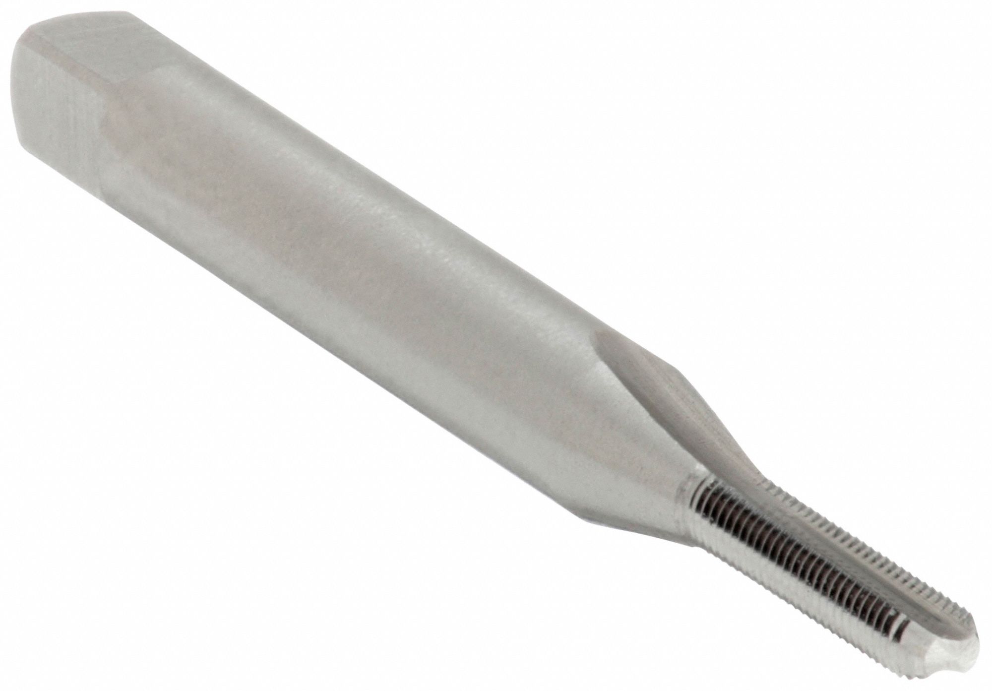 STRAIGHT FLUTE TAP, #0-80 THREAD, ¼ IN THREAD L, 1 19/32 IN LENGTH, BOTTOMING, H1