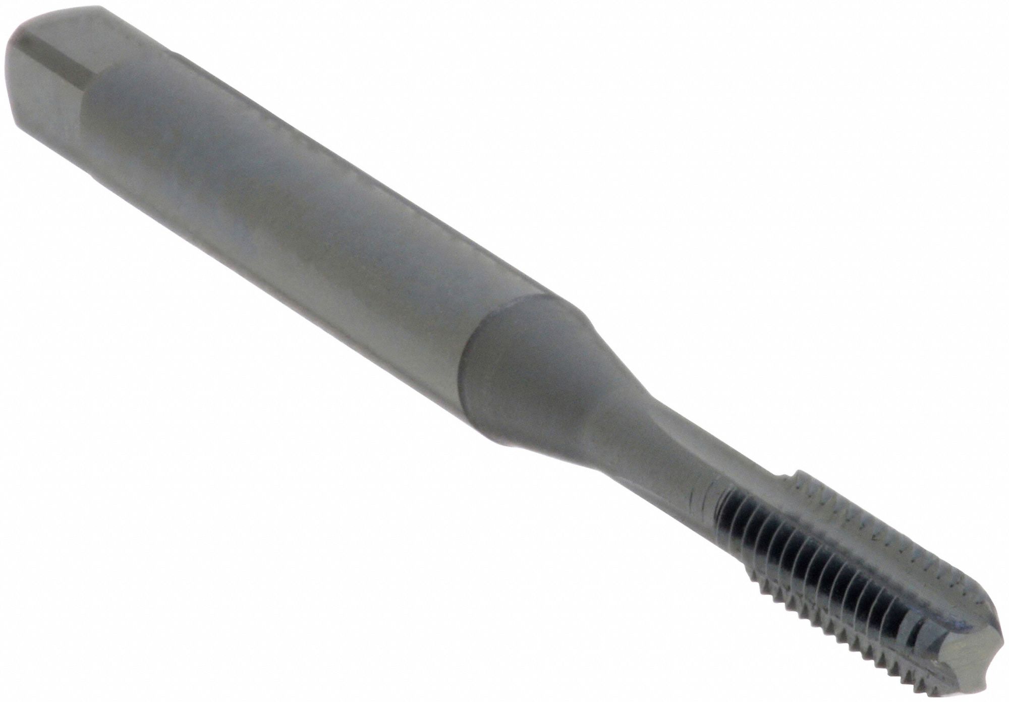 STRAIGHT FLUTE TAP, #4-40 THREAD SIZE, 5/16 IN THREAD L, 1 27/32 IN L, BOTTOMING, H2