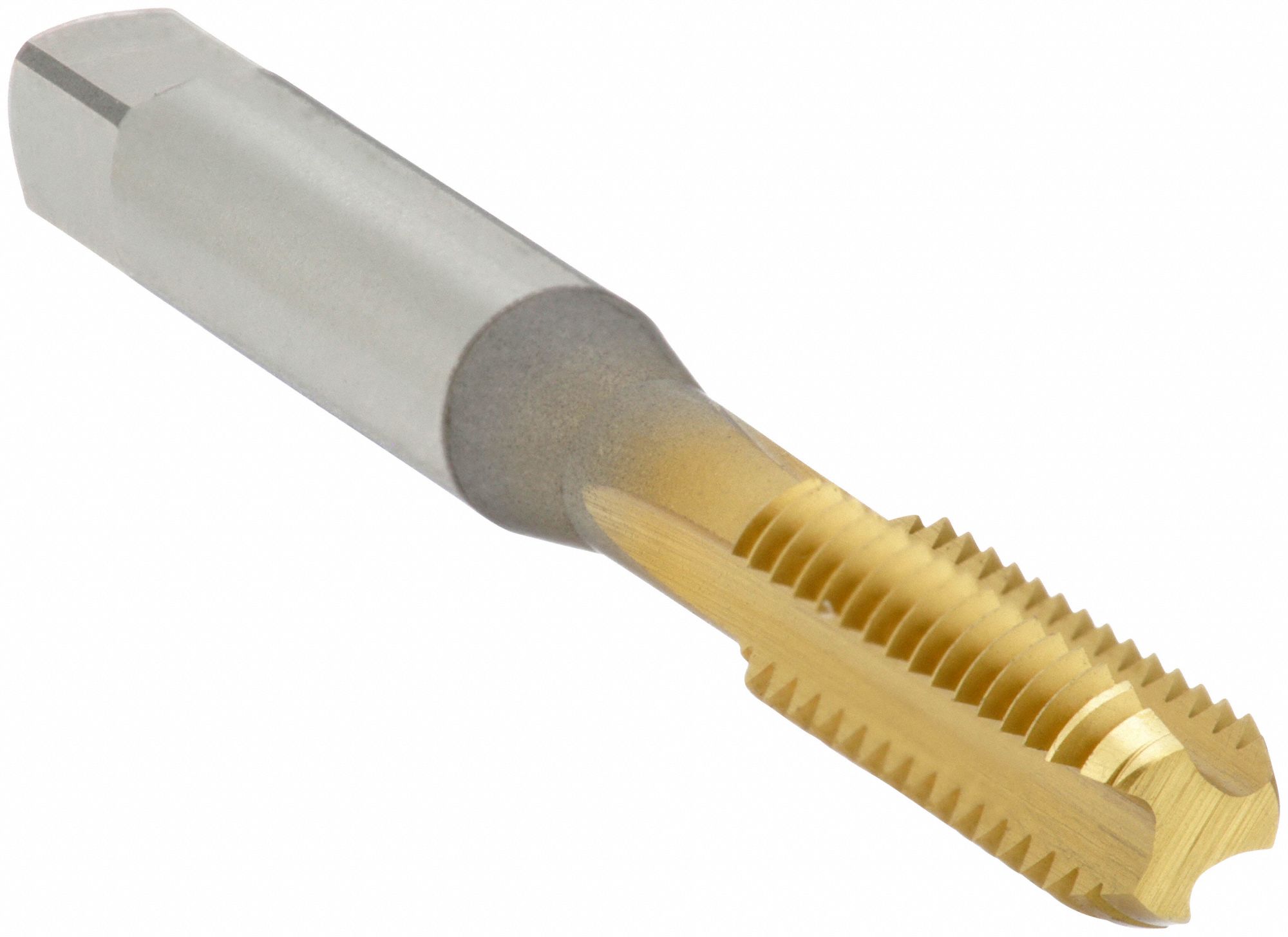 Straight Flute Tap: #10-32 Thread Size, 9/16 in Thread Lg, 2 11/32 in Overall Lg, Bottoming, H3