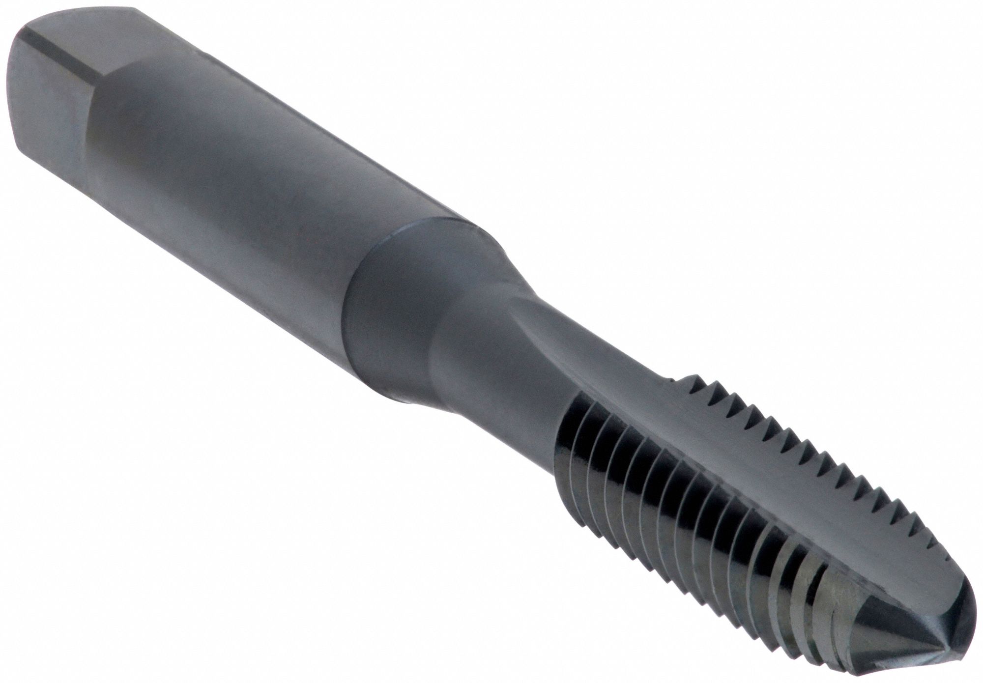 Straight Flute Tap: #10-24 Thread Size, 11/16 in Thread Lg, 2 11/32 in Overall Lg, Plug, H3