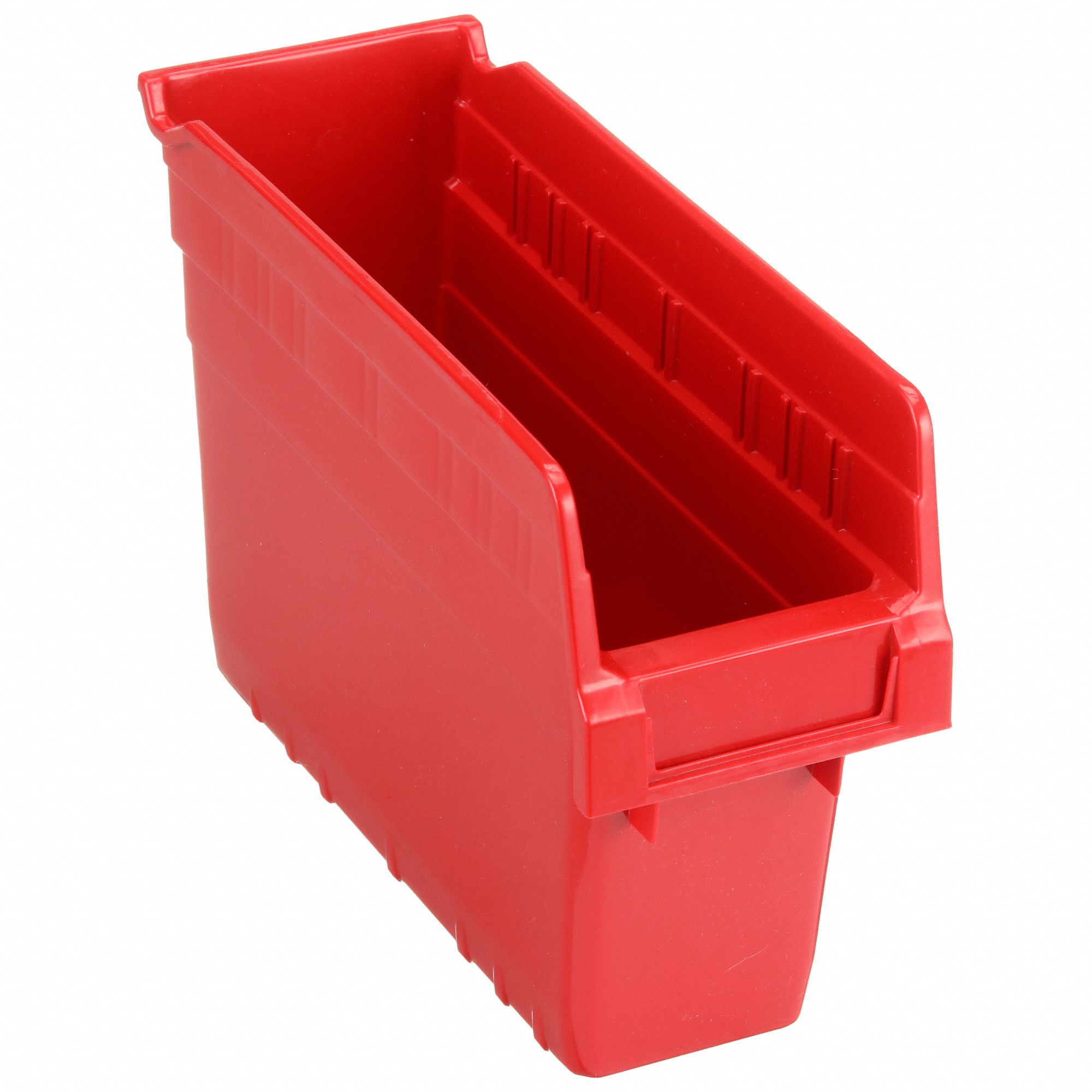 Plastic Shelf Bins X 12 X 4 Blue S 13397blu Uline