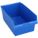 SHELF BIN,17-7/8 IN. L,8 IN. H,BLUE