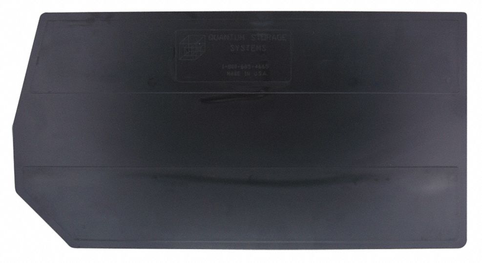 Bin Divider: 28 3/8 in x 11 1/4 in, Not Electrostatic Discharge Conductive