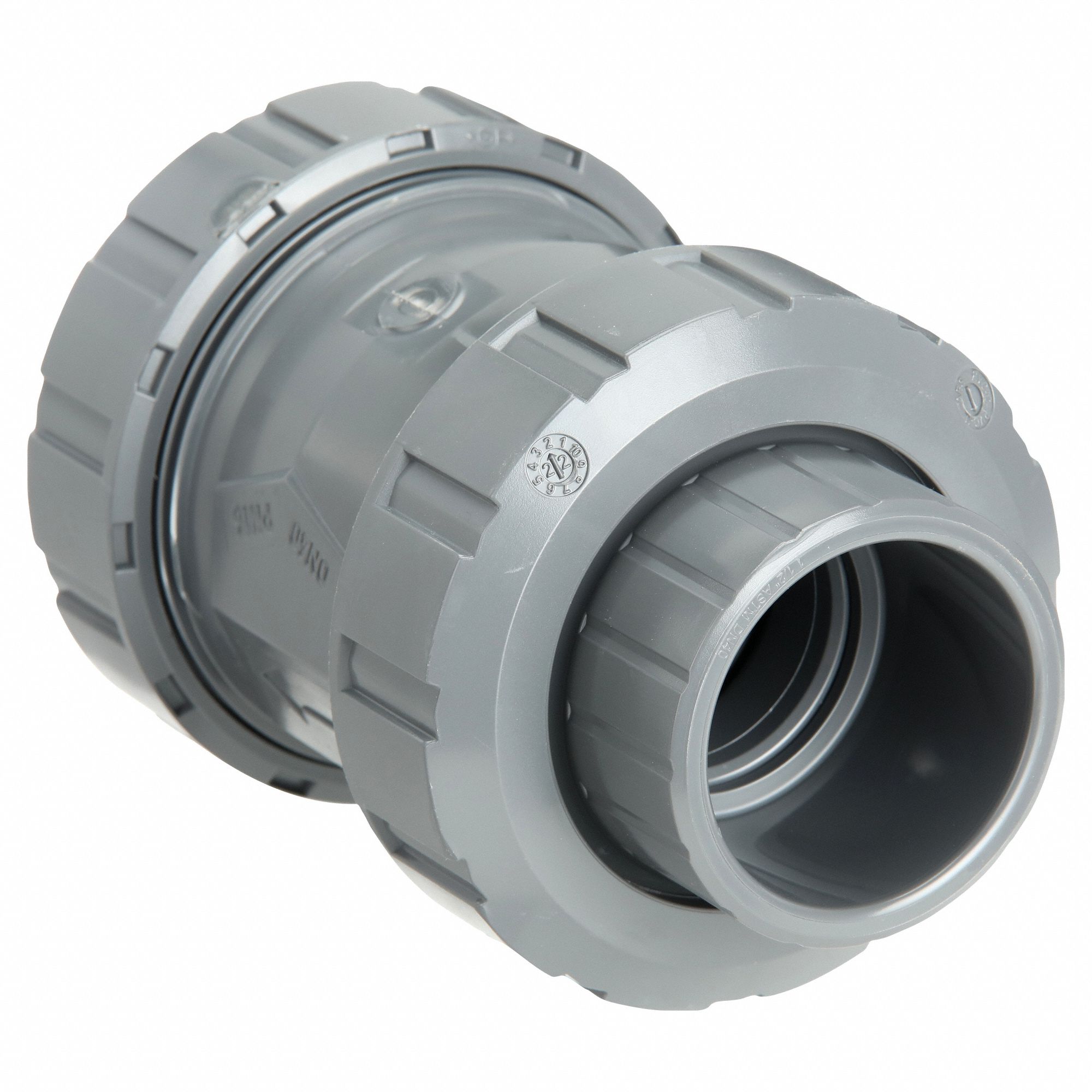 CHECK VALVE,PVC AND EPDM,1-1/2 IN.