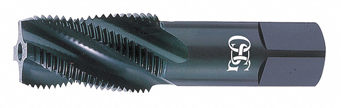 Pipe and Conduit Thread Tap: 1"-11 1/2 Thread Size, 1 3/4 in Thread Lg, 3 3/4 in Overall Lg, TiN