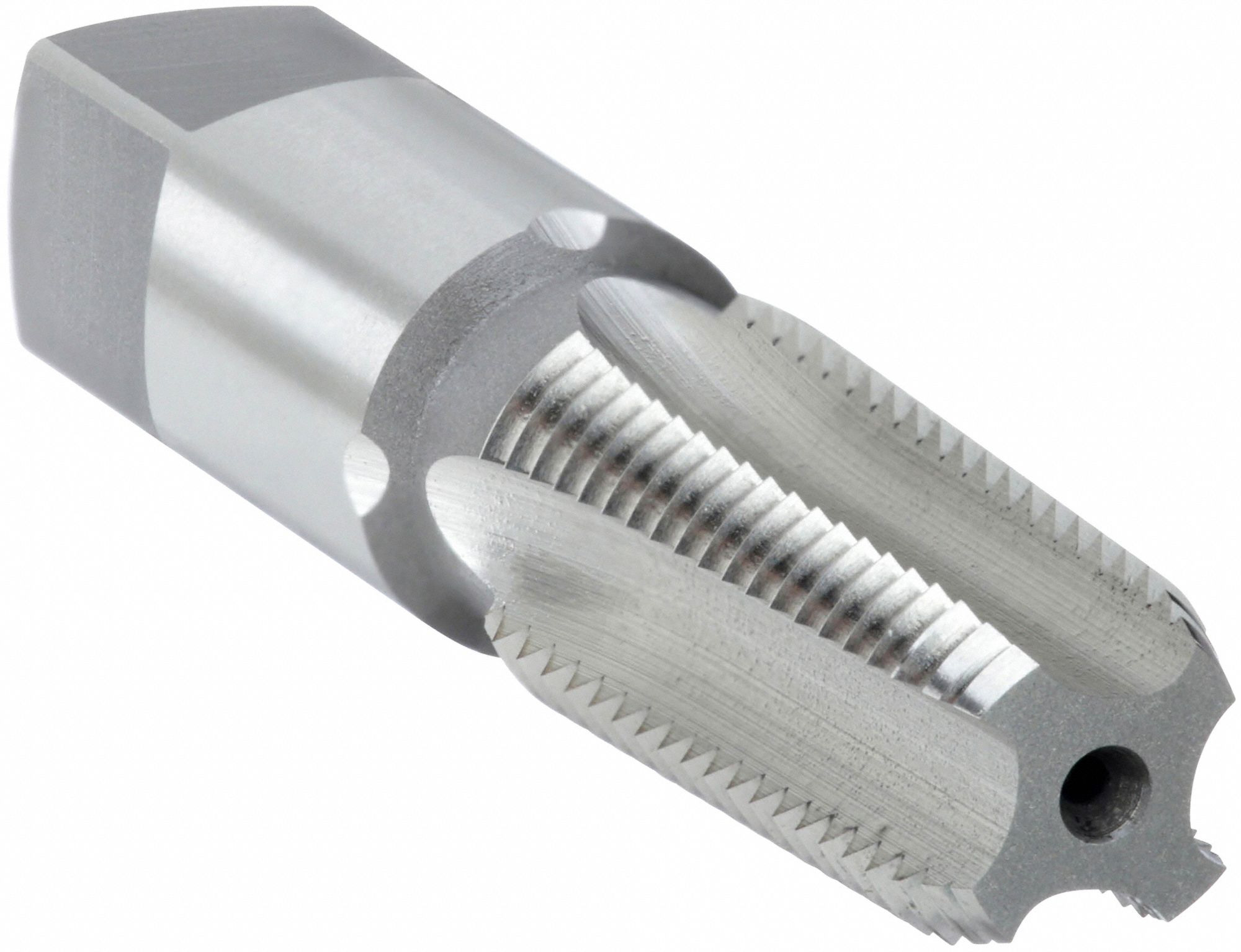 Pipe and Conduit Thread Tap: 1/4"-18 Thread Size, 1 1/16 in Thread Lg, 2 27/64 in Overall Lg