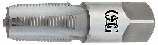 Pipe and Conduit Thread Tap: 1-1/2"-11 1/2 Thread Size, 1 3/4 in Thread Lg, 4 1/4 in Overall Lg