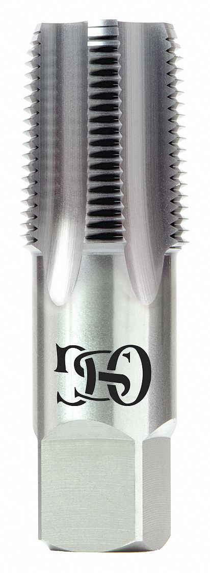 Pipe and Conduit Thread Tap: 1/4"-18 Thread Size, 1 3/64 in Thread Lg, 2 27/64 in Overall Lg