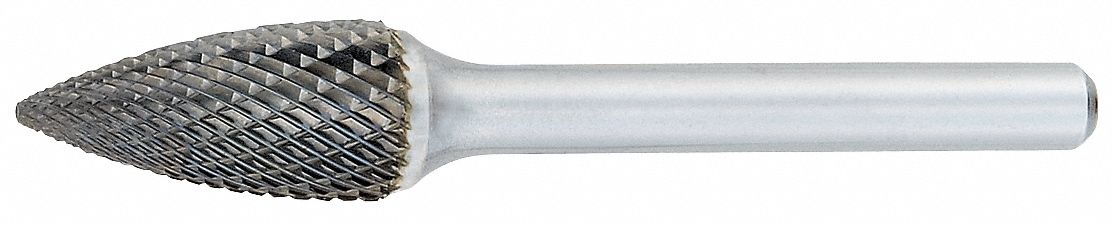 Cone Bur, Pointed End, 6.00mm, Carbide