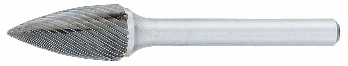 Cone Bur, Pointed End, 6.00mm, Carbide