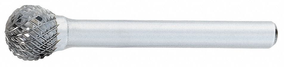 Ball Bur SD, Single End, 1", Carbide