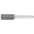 CARBIDE BUR, CYLINDRICAL, 1/2 IN, RIGHT HAND