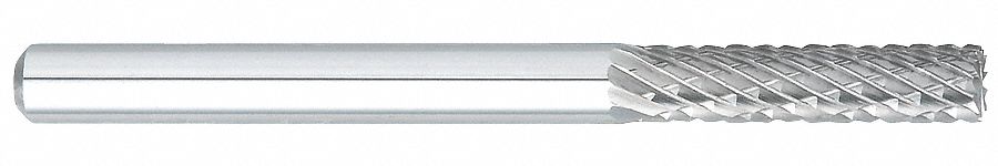 Cylinder Bur SB, Flat End, 1/8", Carbide