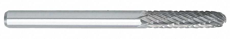Cylinder Bur SC, Radius, 1/8", Carbide