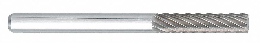 Cylinder Bur SA, Carbide, 1/8", Single Cut